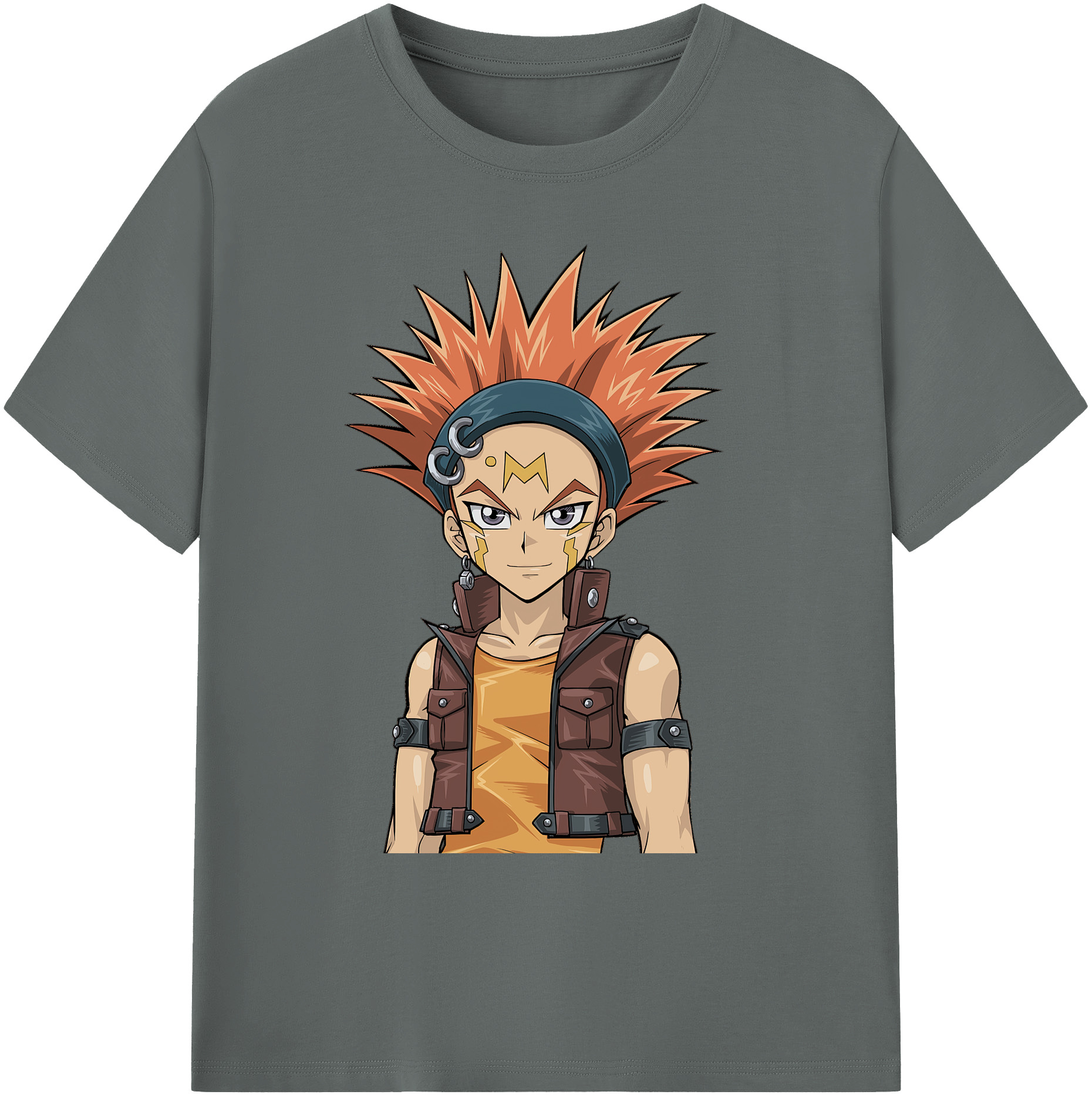 遊☆戯☆王 Yu-Gi-Oh! 綿100％ メンズ半袖Tシャツ｜肌触りやわらか＆通気性